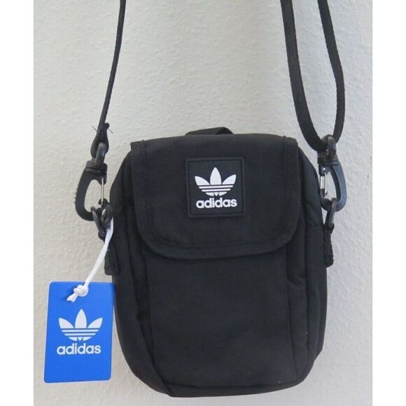 adidas EV7572 Unisex Black National Festival Crossbody Shoulder Bag - Picture 8 of 9